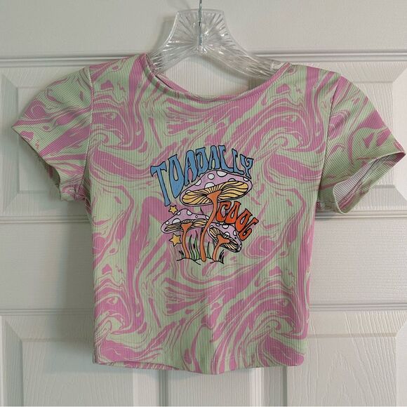 PRINCESS POLLY “toadally cool” cropped top (0) - Picture 1 of 4